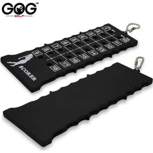 1 Pcs Golf Counter 18 Holes Golf Stroke Putt Score Counter w Key Chain Drop Ship