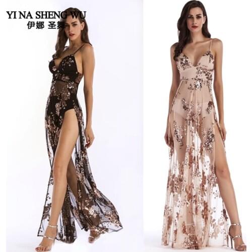 Sexy Party Dress Women long dress Transparent adult Lady High quality dinner dress Party Club Ballroom Dresses