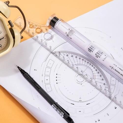 Creative Parallel Ruler Drawing Roller Ruler Multifunction Drawing Design School Plastic Protractor Measuring Tool