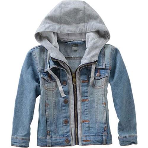 Spring clothes for boys and girls denim jacket childrens clothing Cotton Kids clothes high quality coat baby clothes