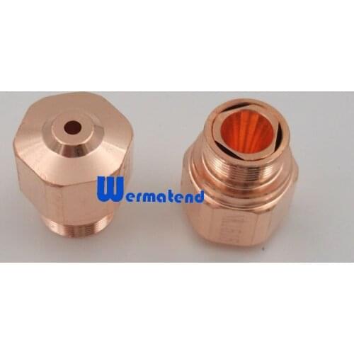 Wermatend 50pcs/lot NK12 Nozzles (Double nozzle) for laser nozzles 3-16058 3-16059 3-16060 3-14317 3-14318 3-14319 Free shipping