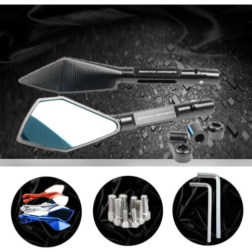 Motorcycle Mirrors motorbike moto CNC Rearview side Mirror Aluminum For Bajaj Pulsar 200 NS 200NS All models mt09 07 accessories
