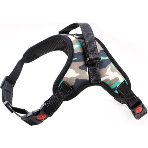 Adjustable Pet Harness For Dog Reflective Breathable Costumized Vest Pet Products Outdoor Walking Personalized Harness