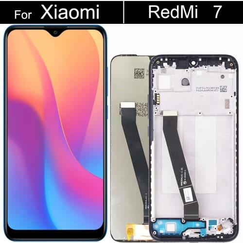 6.26'' LCD For Xiaomi Redmi 7 LCD Display Touch Screen Digitizer Assembly With Frame Replacement For Xiaomi Redmi 7 LCD Screen