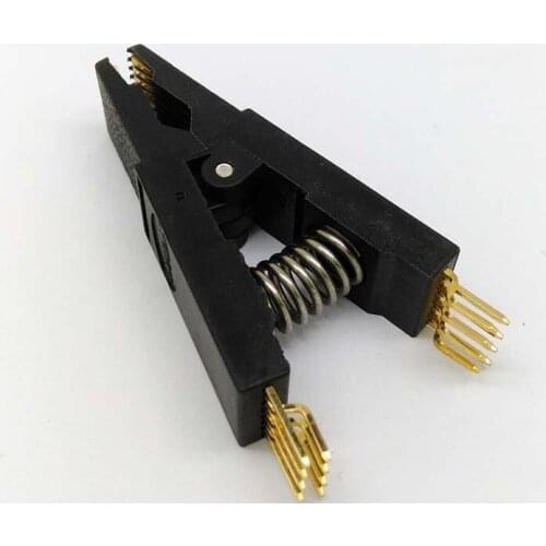 100PCS BIOS SOP16 SOIC16 Bent Original Test Clip Pin Pitch 1.27mm Universal Body EPROM Programming Clip Suitable for Dupont Line