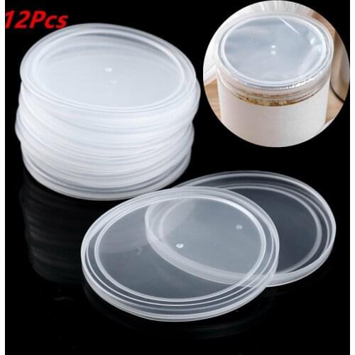 12Pcs Can Covers Lids Reusable Cosmetic Can Covers Plastic Tight Seal Lids for Canned Goods or Pet Dog Cat Food Saver Can Covers