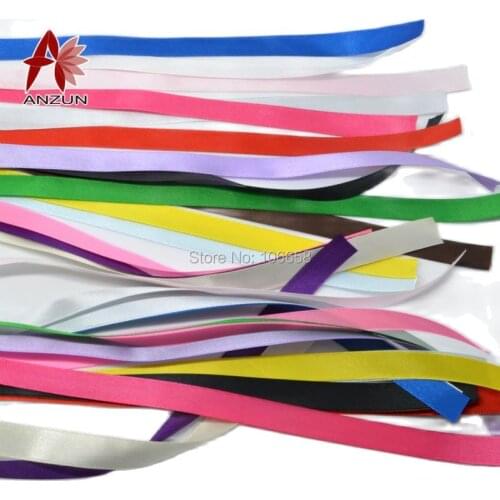 15 yards 4/8" (12mm) Single Face Satin Ribbon Wedding Party Table Anniversary Cake Flower Decoration Head wreaths accessories