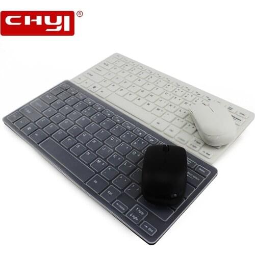 Wireless Keyboard Optical Mouse Combo Ultra-Thin 2.4Ghz USB Mini Mice Keyboard With Protective Cover Kit For PC Desktop Laptop