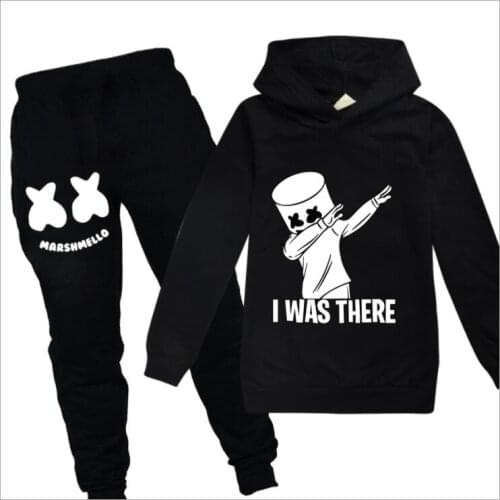 Childrens Clothing Suits Long-Sleeved Suit Boys And Girls Sweatshirts Casual Hooded Suit 2 Piece Sports Suit 100-170cm