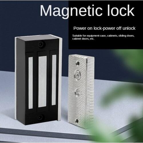 Electronic Door Lock Electric Magnetic Lock Waterproof Gate Opener Cabinet Locks for Various Access Control System Door Hardware