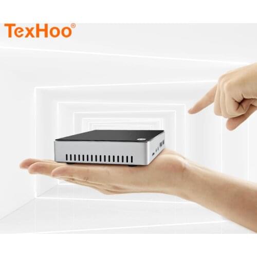 TexHoo Mini PC Fanless Windows 10 Linux Ubuntu Intel Z3735F Processor TV Box HTPC Larkbox Thin Client Industrial Computers