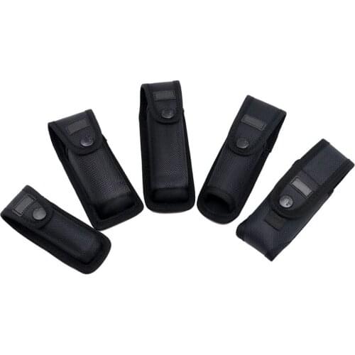 Nylon Flashlight Holster Belt Pouch For WF-501B 502B C8 Small Pocket AA AAA 16340 LED Torch Lamp Outdoor Flashlight Pouch Cover