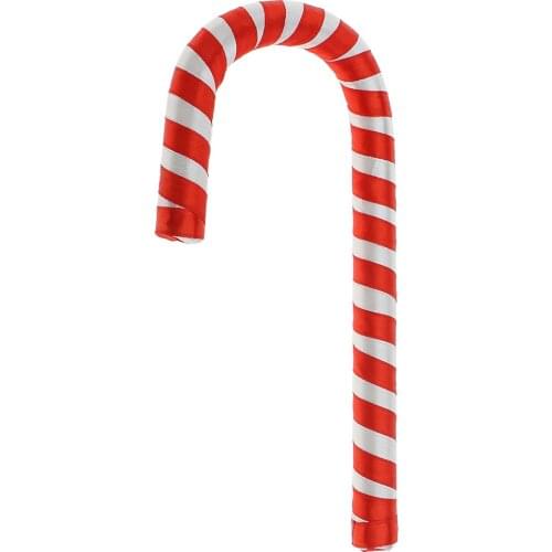 Plastic Xmas Candy Cane Christmas Tree Hanging Decor Red and White 20/30/40/50cm
