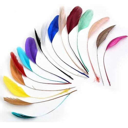 Hot sale Small Goose Feathers DIY feathers for jewelry making Wedding Decoration clothes pluma accessories 20-100pcs/lot 13-20cm