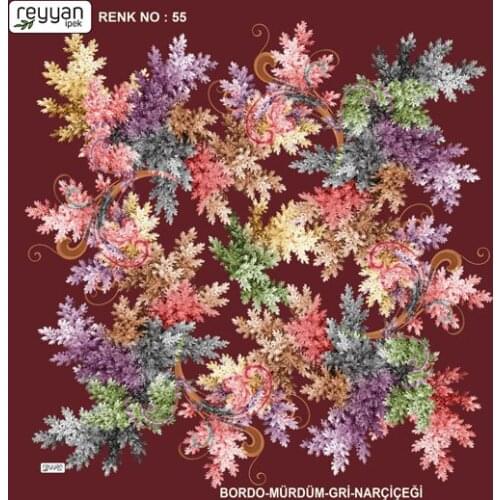 REYYAN SILK OYALIK WRITING (NEW QUALITY)-14676 - RENK-55