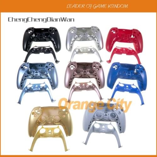Replacement Shell Gamepad Case Front Cover Rear Case For Sony Playstation PS5 Handle Decorative Strip for ps5 Game Controller
