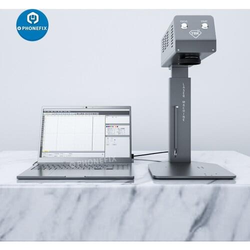 TBK-958M Laser Engraving Machine Mini Desktop Laser Printer DIY Automatic Cutting Separation Machine for phone back glass repair