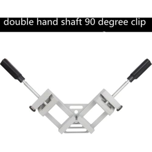 Super big Adjustable 90 Degree Right Angle Aluminum Alloy Fast Clip Corner Clamp Right Angle Clamp double hand shaft