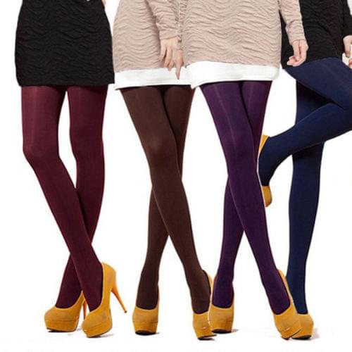 Spring Winter Women Tights Velvet Hosiery Solid Candy Color Collants Femme Standard Stockings Pantyhose For Woman