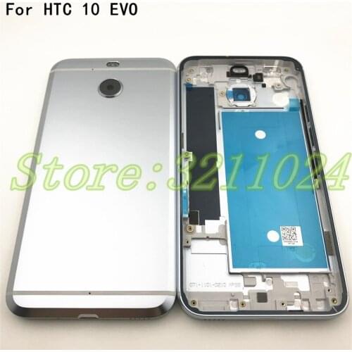 Good quality Battery Back Cover For HTC 10 Evo / Bolt Battery Cover Case Back Door Back Housing+side buttons+Logo