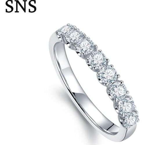 0.45cttw Natural Diamond Wedding Band For Women 14K Solid White Gold Wedding Engagement Ring Diamond Jewelry