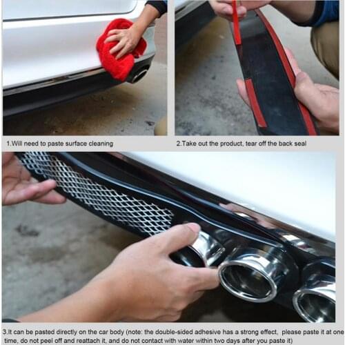 1 Pair Car Decorative Exhaust Universal Practical Car Accessories Durable False Exhaust Pipe Stickers for Automobile Truck Vehic