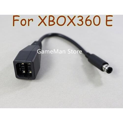 10pcs/lot AC Power Supply Transfer Charger Cable Charging Adapter Cord Converter for Xbox 360 Flat to Xbox360 E 360E