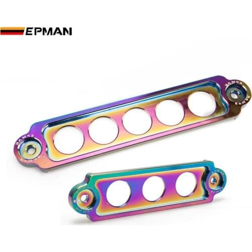 Aluminum Car Battery Fasten Bracket Holder Universal Battery Tie Down Brace For Honda Civic/CRX 88-00 EP-DPJ001D/EP-DPJ002C-AF