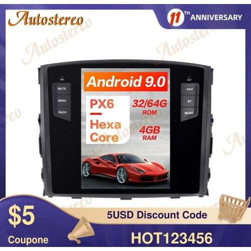 Android 9.0 6Core 4GB Car GPS Navigation For MITSUBISHI PAJERO V97 V93 Shogun Montero 2006-2017 Head Unit Multimedia Player DSP