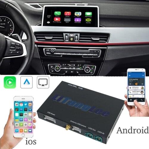Car Camera Carplay Decoder Adapter For BMW X1 F48 NBT EVO 2015~2021 Mirror Link Display Android Auto Play 360 BirdView
