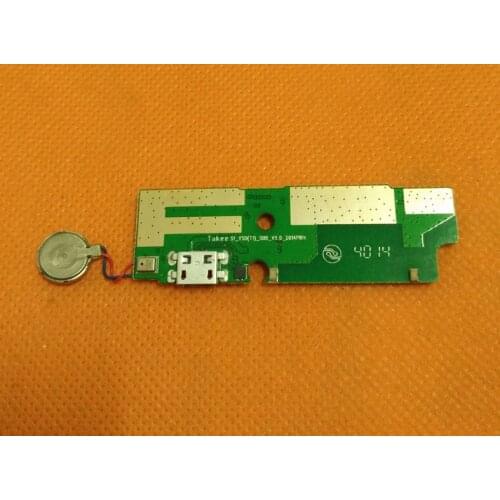 Used Original USB Plug Charge Board For Takee 1 MTK6592 Octa Core 5.5" FHD 1920X1080 Free Shipping