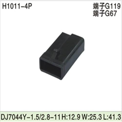 Free shipping 500pcs DJ7044Y-1.5/2.8-11 4Pin AMP Car Electrical Wire Connectors for VW,BMW,Audi,Toyota,NISSAN AND other