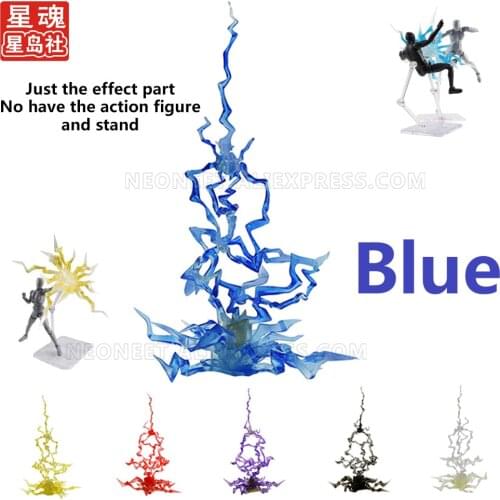 Blue Tamashii Lightning Part For EFFECT IMPACT Model Kamen Rider SHF Action Figure Scenes Special Accessories Photoelec Toys