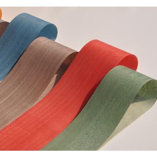 Dyed Red Lacewood Wood Veneers size 250x15 cm table Veneer Flooring DIY Furniture Natural Material bedroom chair table Skin