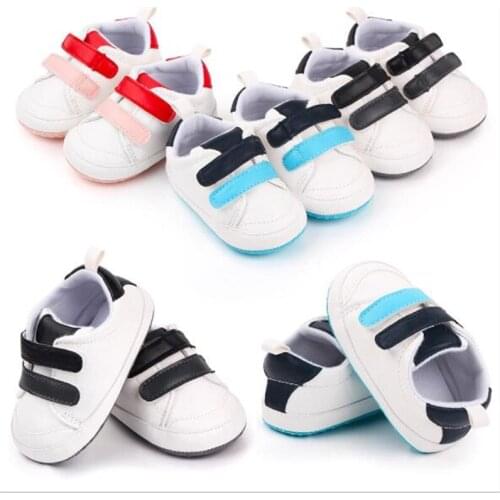 Spring Autumn Baby Shoes Fashion New Infants PU First Walkers Sneakers Antislip Newborn Boys Girls Sport Shoes