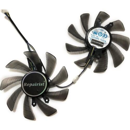 2pcs/set GTX970 GTX780Ti GTX780 GPU VGA Cooler Fans For GALAXY GTX760/770/780/780Ti/970 Video Cards As Replacement