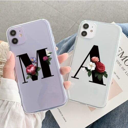 Fashion Customized initial Soft Silicon Case For Google Pixel 4a 5 4 3a 3 2 XL Transparent Phone Cases fundas Cover Shell Bumper