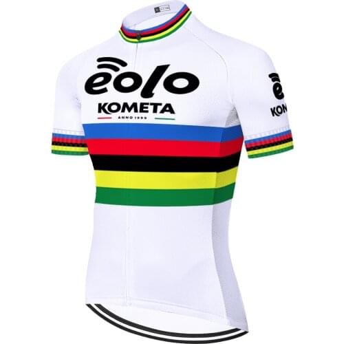 Eolo Kometa Wielerkleding Heren Camisa Ciclismo Masculina Maglia Ciclismo Uomo Cycling Jersey Men Maillot Ciclismo Hombre