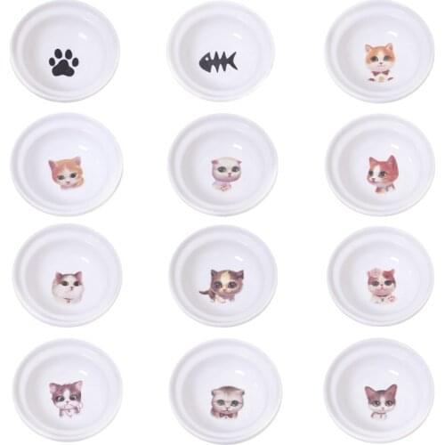 New Cat Dog Feeders Pet Food Water Bowl Ceramic Tableware Stainless Steel Frame Antiskid Pet Supplies Dog Cat Feeding Bowl