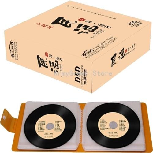 Original Chinese Music CD Disc, China Singer Ballad Folk Rhyme Song Album Popular Soft Are Music Book 5 CD / box