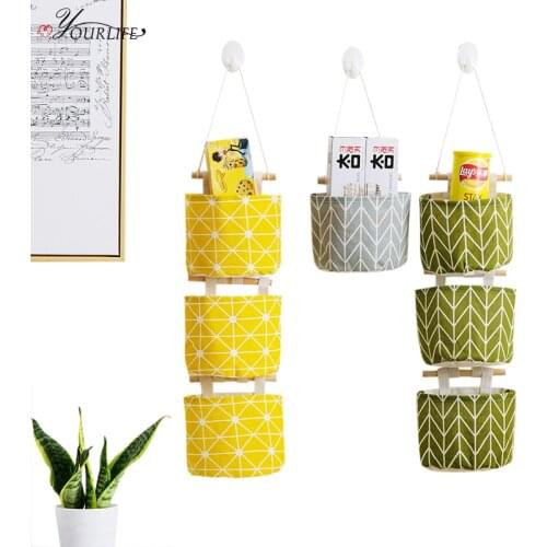 OYOURLIFE 1pc Portable Sundries Storage Bags Wall Hanging Organizers Kitchen Bathroom Door Wardrobe Hanging Bags