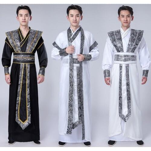Tangsuit Dynasty Hanfu Dress for Men Traditional Chinese Asian Clothes Dance Costume Festival Outfits National Ancient Cosplay