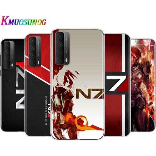 Transparent Cover N7 Mass Effect For Huaeri Y9S Y9A Y9 Y8P Y8S Y7 Y7A Y7P Y6P Y6S Y6 Y5P Y5 Pro Phone Case