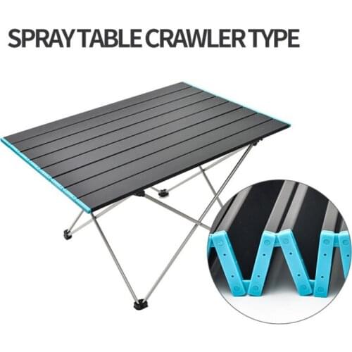 Folding Camping Side Tables With Aluminum Table Top Portable Picnic Cooking Table Boating Beach Table Easy To Clean