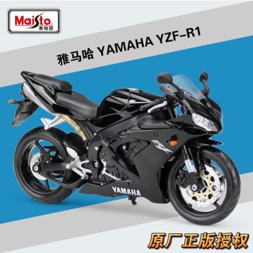 Maisto 1:12 Diecast YZF-RI YZF R1 Blue Black Sport Motorbike Alloy Metal Motorcycle Road Racing Model