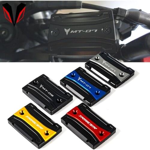 Motorcycle Front Brake Oil Fluid Reservoir Guard Cover Cap For Yamaha MT07 MT09 mt 07 09 TRACER 900 700 GT 900GT 2014-2021