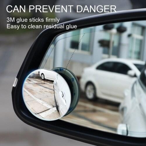 2 Inch Car Blind Spot Mirror Car Rearview Mirrors Convex Mirror Suitable for All Universal Vehicles