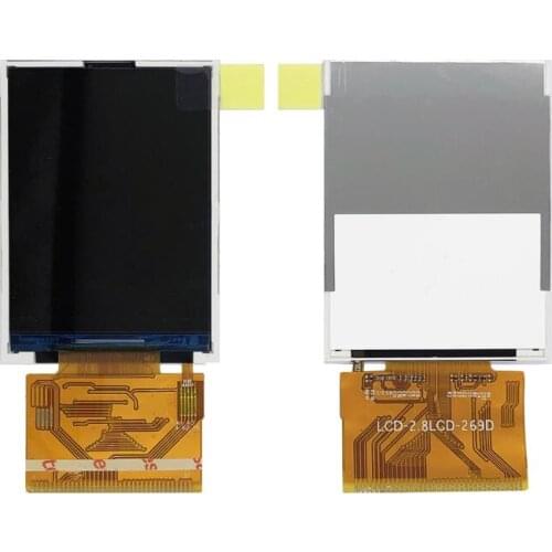 2.8 inch 37PIN TFT LCD Screen ILI9341 Drive IC 240(RGB)*320 MCU 8/16Bit Interface No Touch