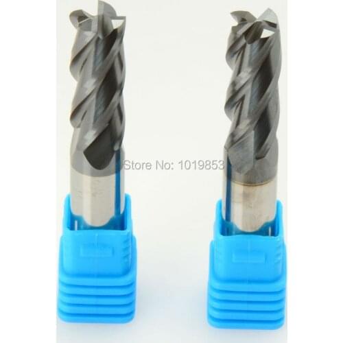 2pcs SLONS S200-12x12x75L HRC50 12mm shank diameter Solid carbide end mill milling cutter for steel or cast iron