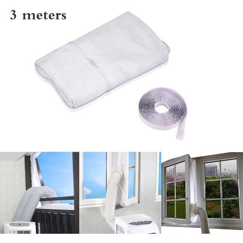 3/4m Airlock Sealing Portable Mobile Air Condition Window Sealing Accessories Soft Sealing Baffle